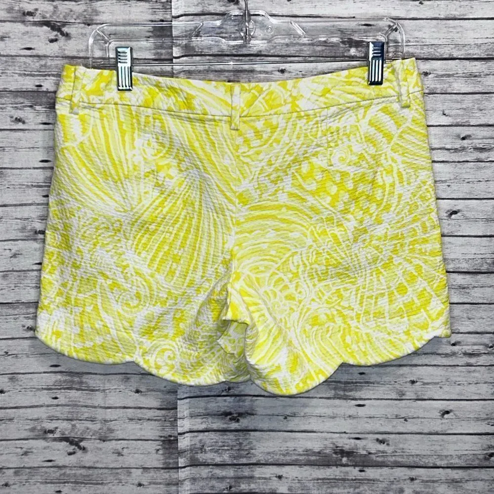 Lilly Pulitzer Palmita Stretch Shorts Sea Cups